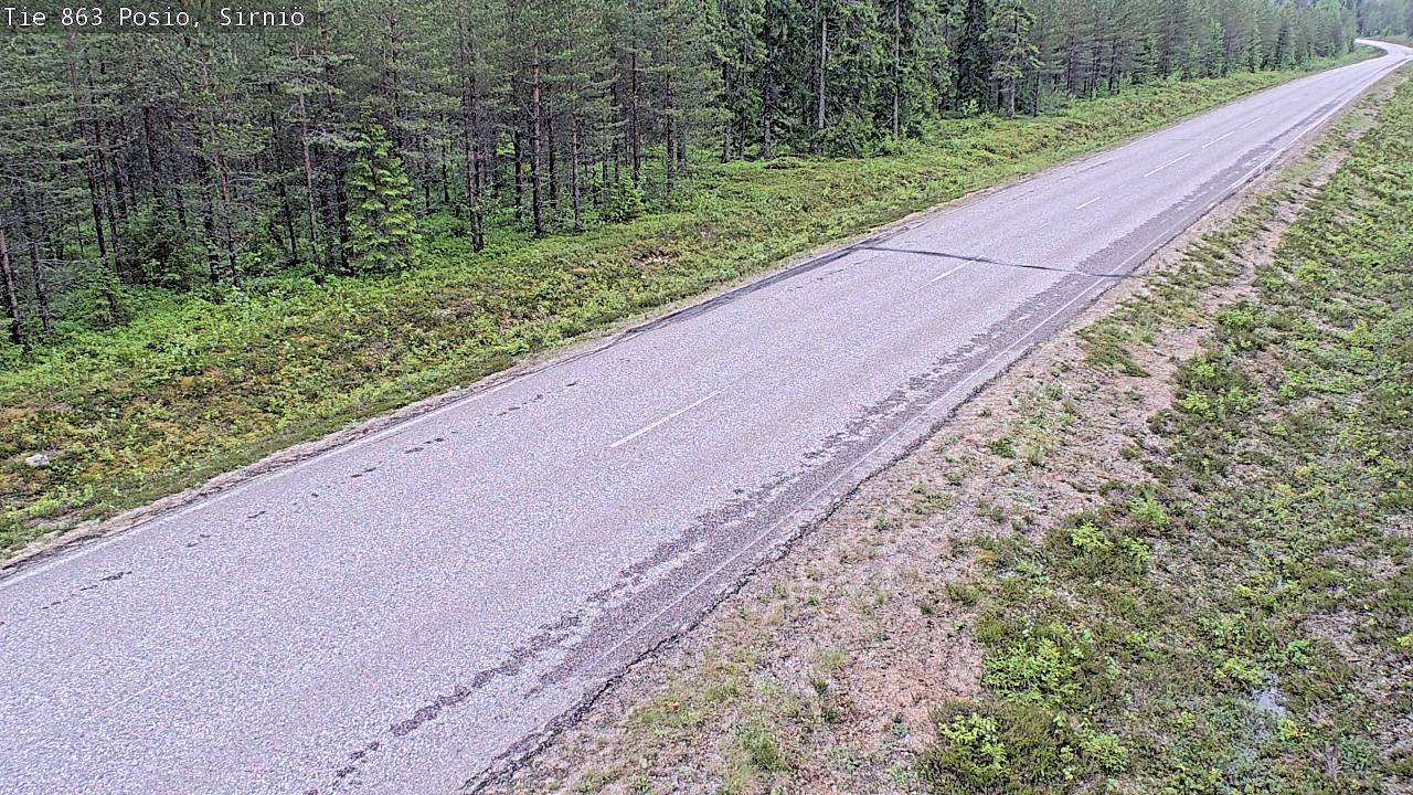 Kelikamerat Kuva Tie 863 Posio, Sirniö, Posio, Lappi