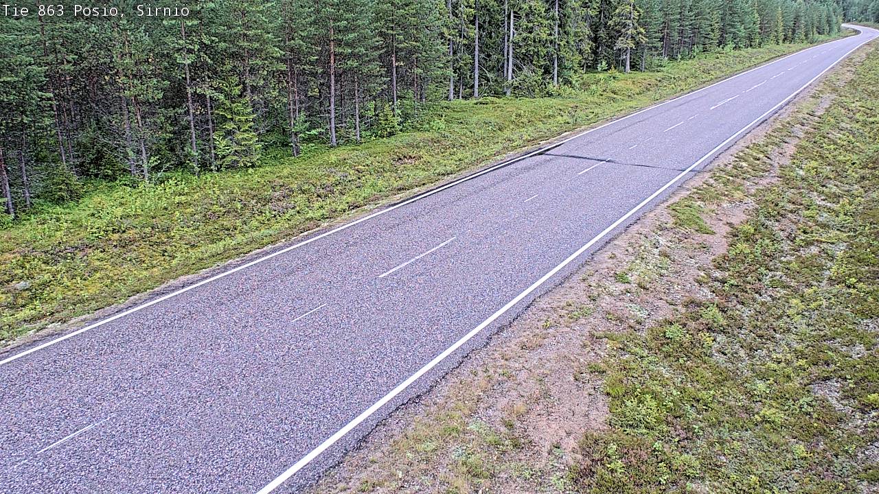 Kelikamerat Kuva Tie 863 Posio, Sirniö, Posio, Lappi