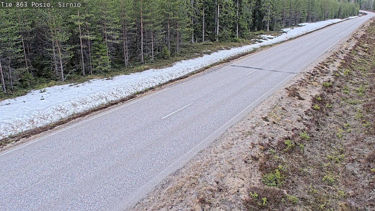 Weather Camera Image Road 863 Posio, Sirniö, Posio, Lappi