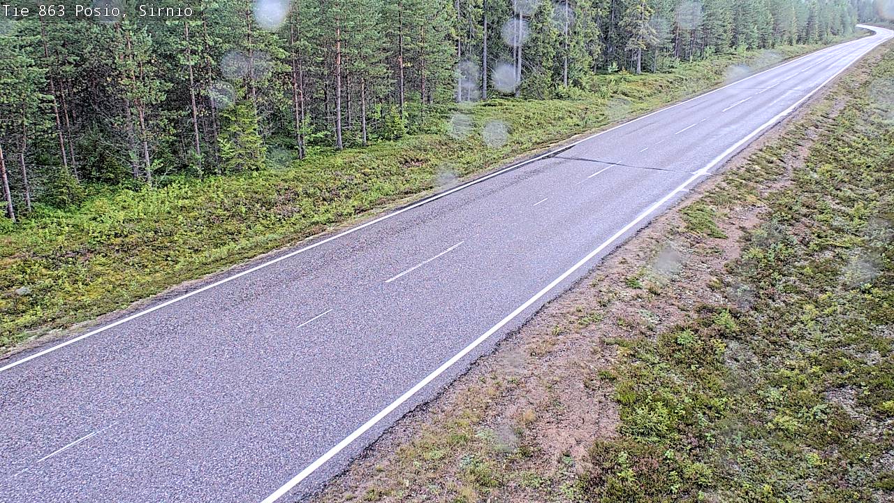 Kelikamerat Kuva Tie 863 Posio, Sirniö, Posio, Lappi