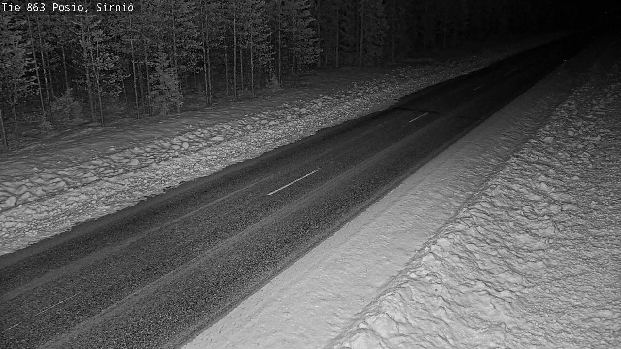 Kelikamerat Kuva Tie 863 Posio, Sirniö, Posio, Lappi