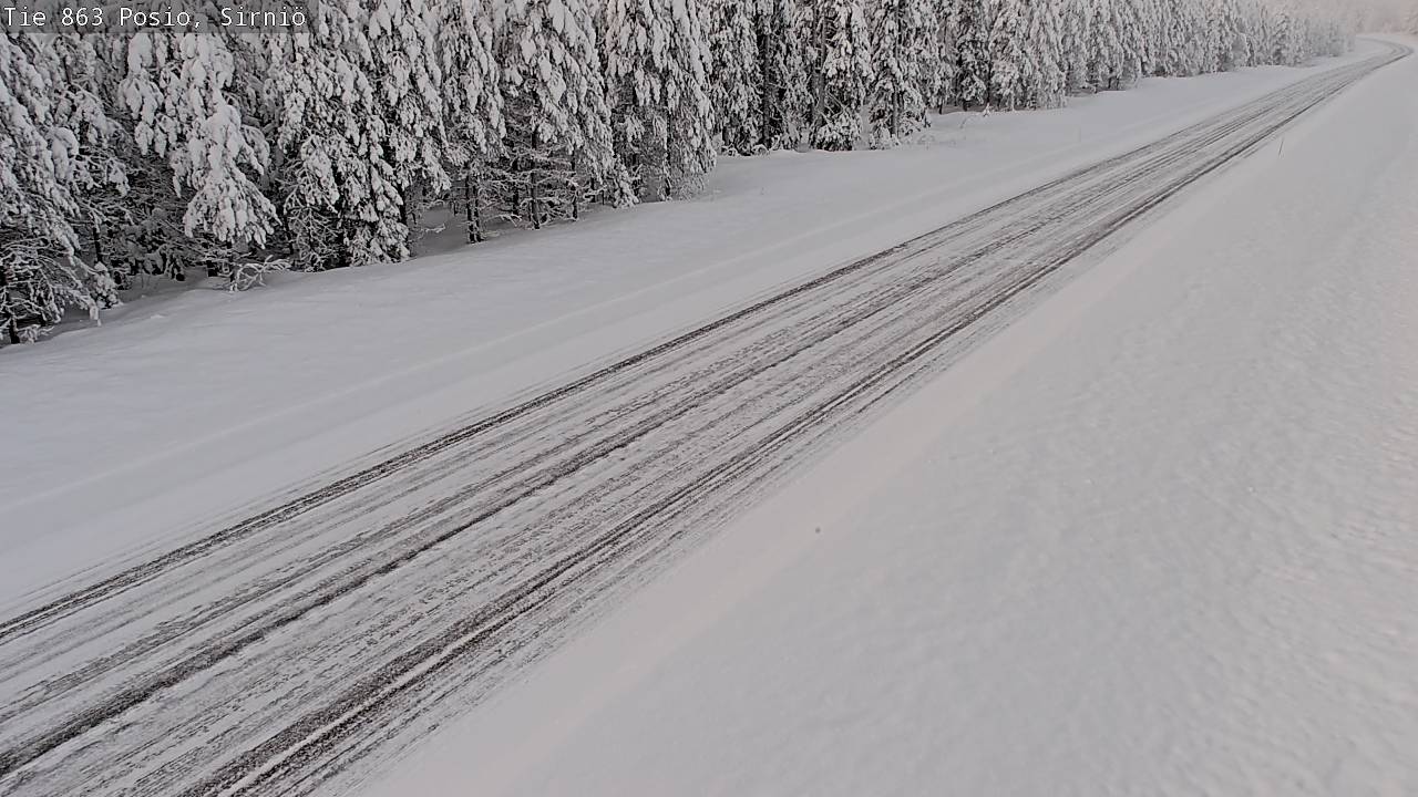 Kelikamerat Kuva Tie 863 Posio, Sirniö, Posio, Lappi