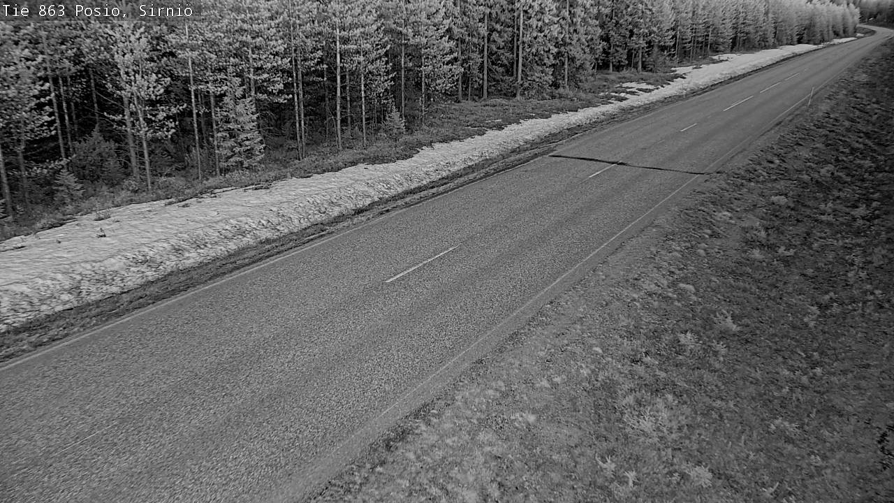 Weather Camera Image Road 863 Posio, Sirniö, Posio, Lappi