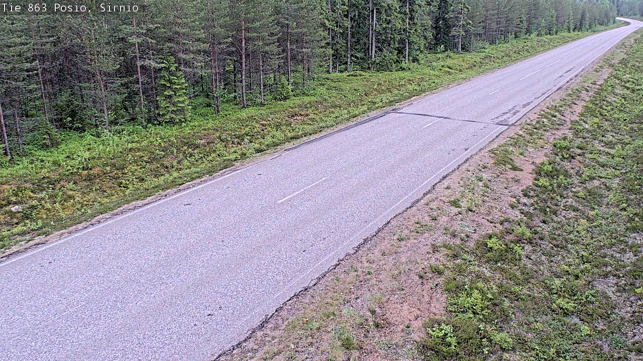 Kelikamerat Kuva Tie 863 Posio, Sirniö, Posio, Lappi
