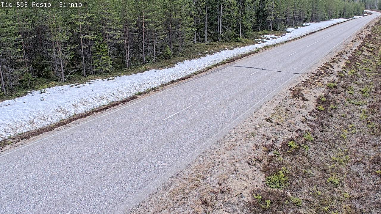 Weather Camera Image Road 863 Posio, Sirniö, Posio, Lappi