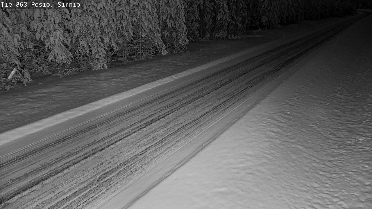 Kelikamerat Kuva Tie 863 Posio, Sirniö, Posio, Lappi