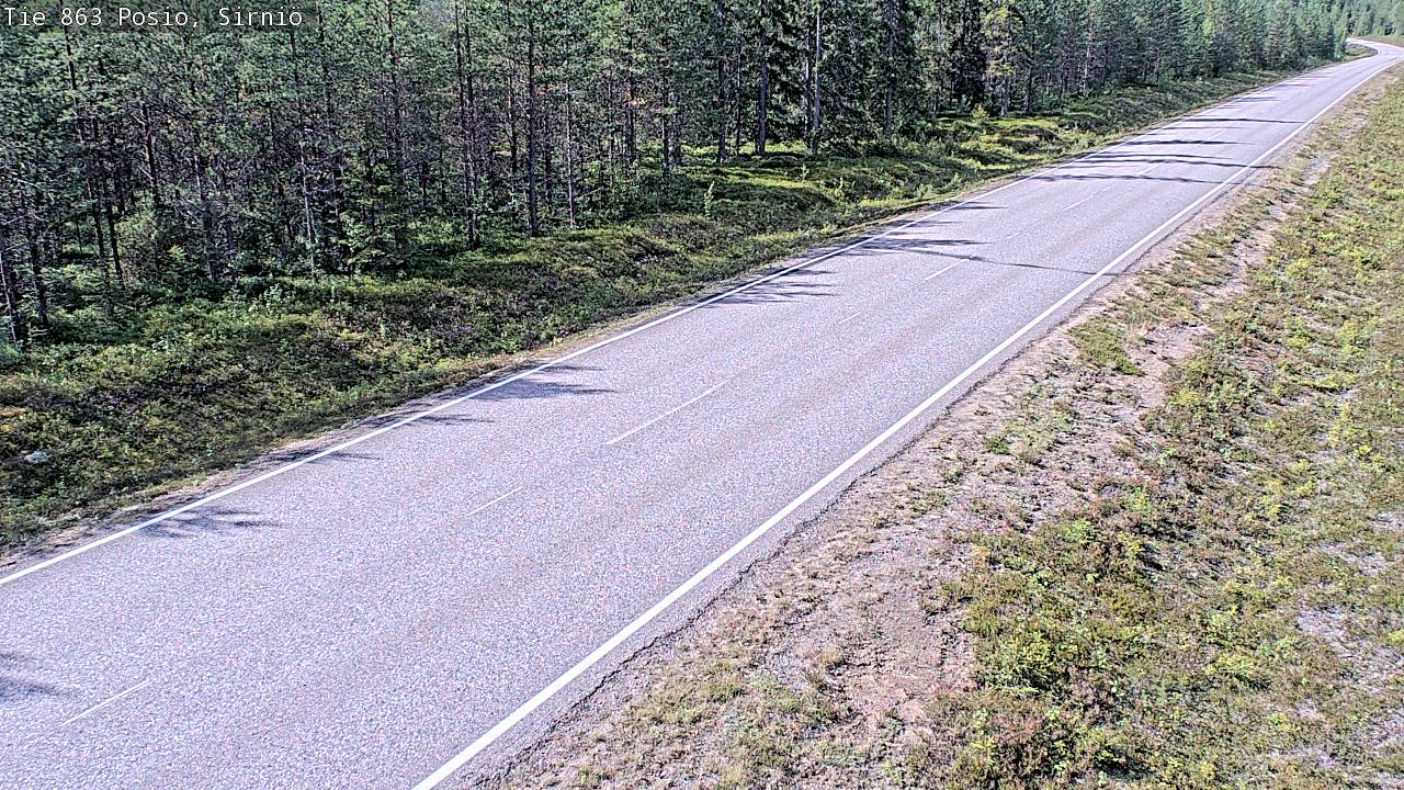 Weather Camera Image Road 863 Posio, Sirniö, Posio, Lappi
