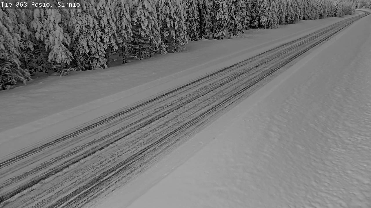 Kelikamerat Kuva Tie 863 Posio, Sirniö, Posio, Lappi