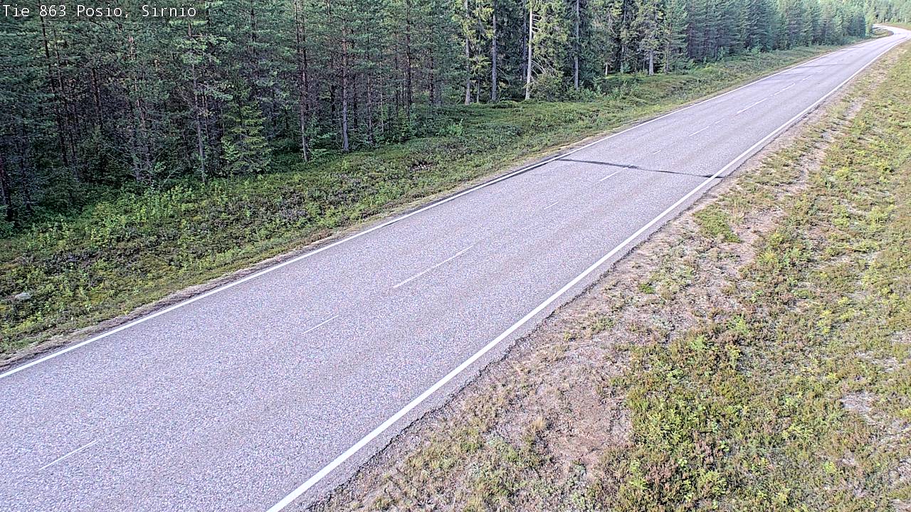 Kelikamerat Kuva Tie 863 Posio, Sirniö, Posio, Lappi