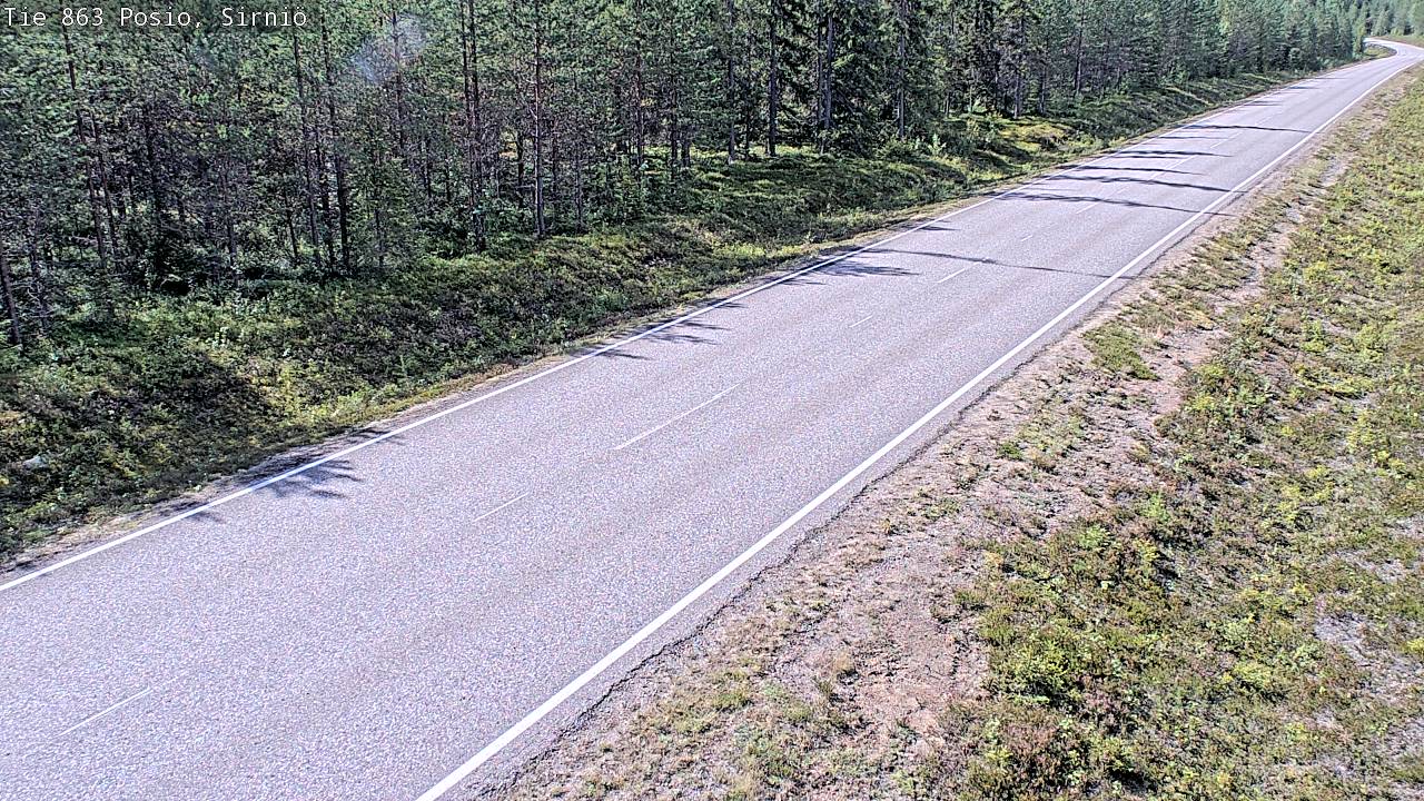 Weather Camera Image Road 863 Posio, Sirniö, Posio, Lappi