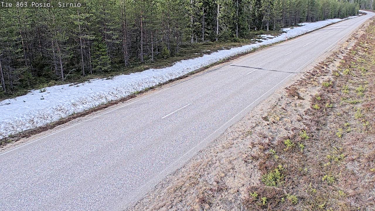 Weather Camera Image Road 863 Posio, Sirniö, Posio, Lappi