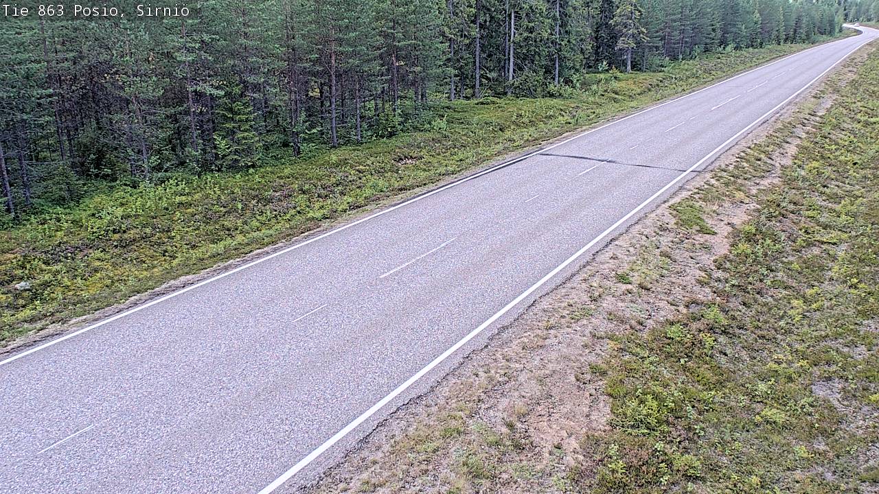 Weather Camera Image Road 863 Posio, Sirniö, Posio, Lappi