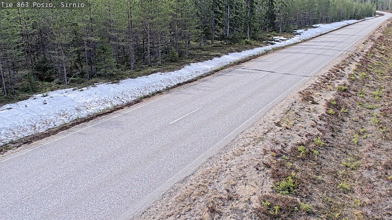 Weather Camera Image Road 863 Posio, Sirniö, Posio, Lappi