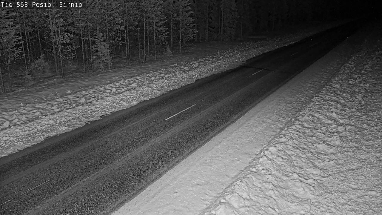 Kelikamerat Kuva Tie 863 Posio, Sirniö, Posio, Lappi