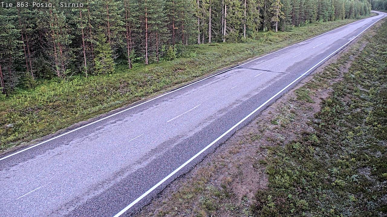 Kelikamerat Kuva Tie 863 Posio, Sirniö, Posio, Lappi