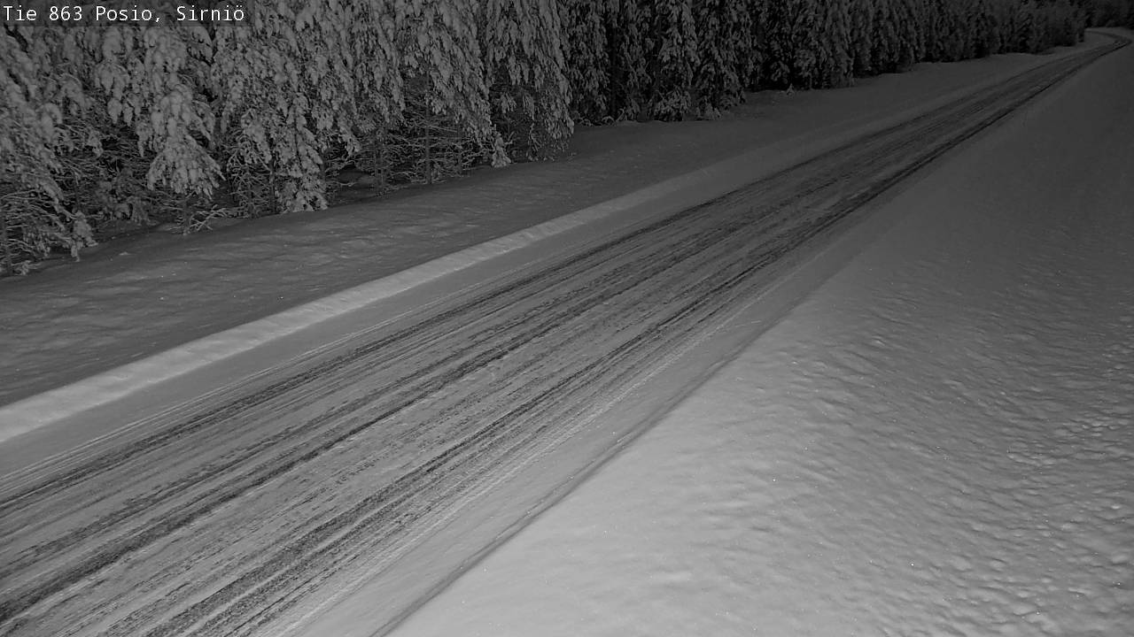 Kelikamerat Kuva Tie 863 Posio, Sirniö, Posio, Lappi