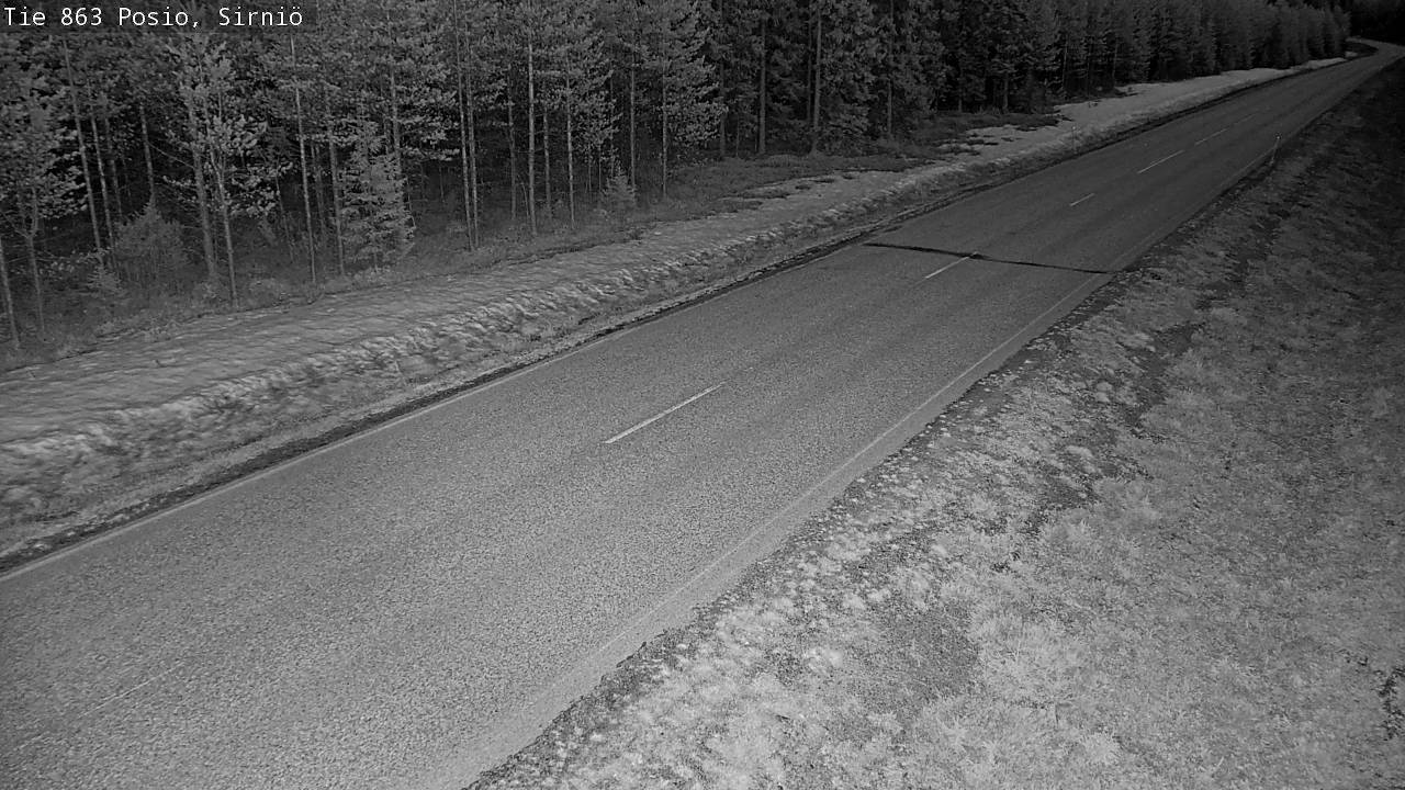 Weather Camera Image Väg 863 Posio, Sirniö, Posio, Lappi