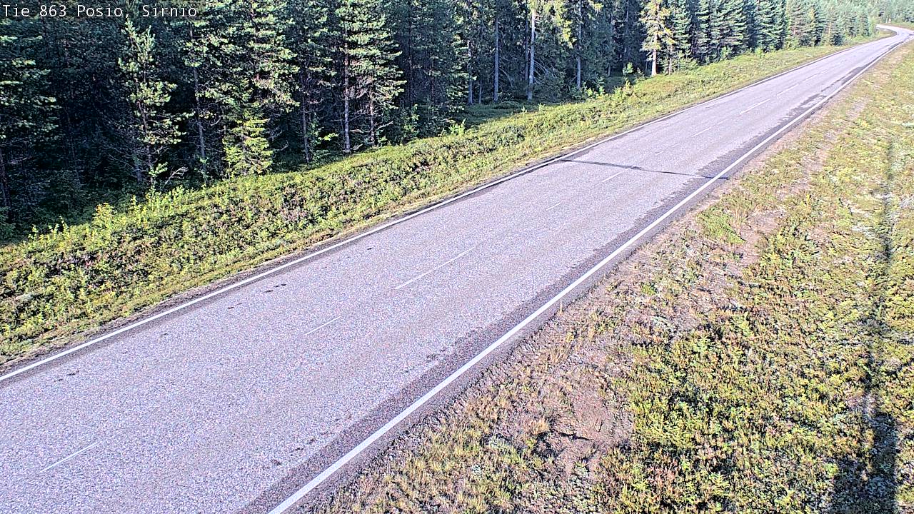 Kelikamerat Kuva Tie 863 Posio, Sirniö, Posio, Lappi