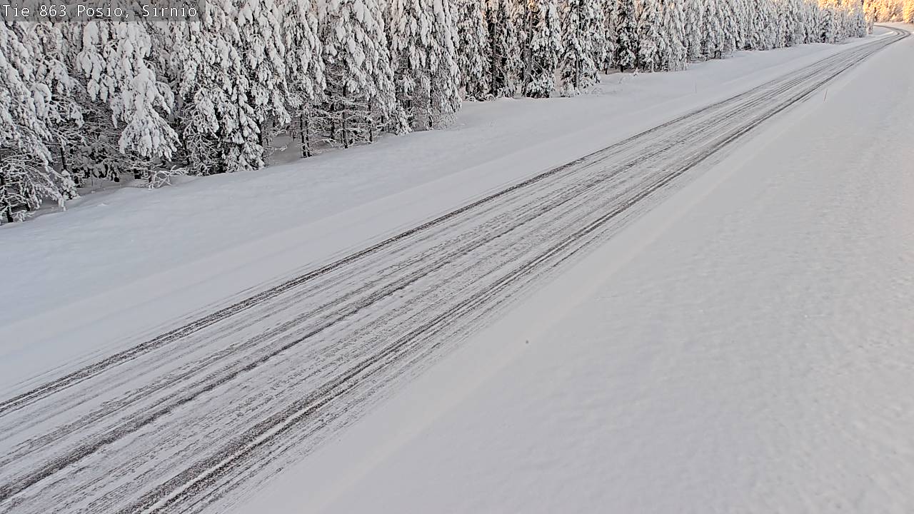 Weather Camera Image Road 863 Posio, Sirniö, Posio, Lappi