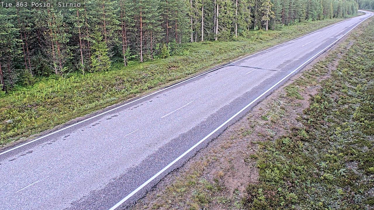 Kelikamerat Kuva Tie 863 Posio, Sirniö, Posio, Lappi