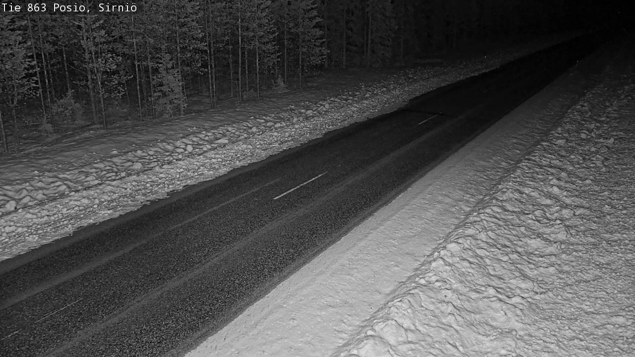 Kelikamerat Kuva Tie 863 Posio, Sirniö, Posio, Lappi