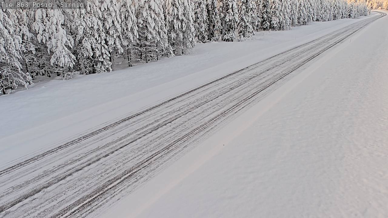 Weather Camera Image Road 863 Posio, Sirniö, Posio, Lappi
