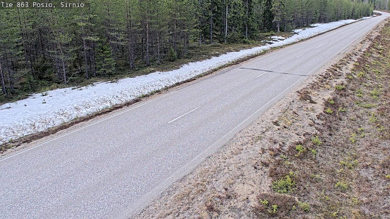Weather Camera Image Road 863 Posio, Sirniö, Posio, Lappi