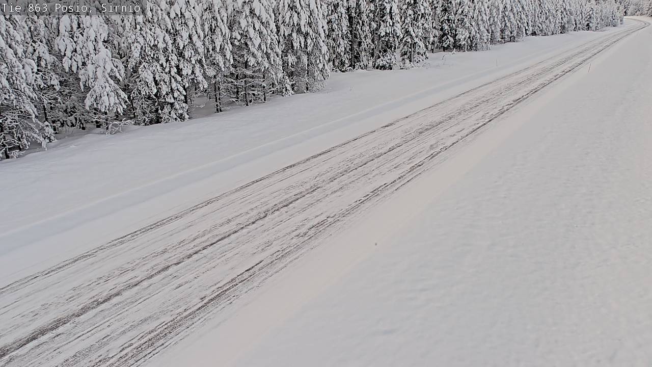 Kelikamerat Kuva Tie 863 Posio, Sirniö, Posio, Lappi