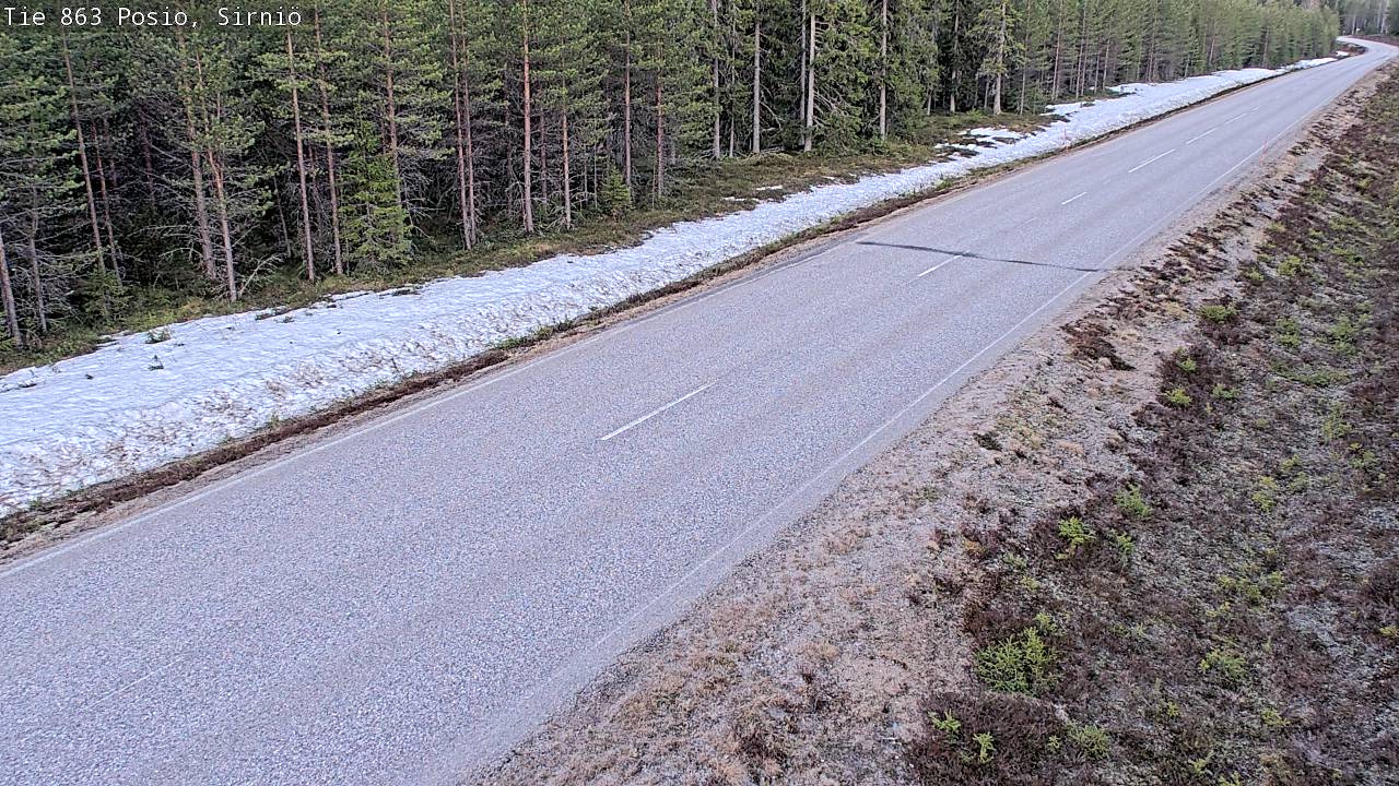 Weather Camera Image Road 863 Posio, Sirniö, Posio, Lappi