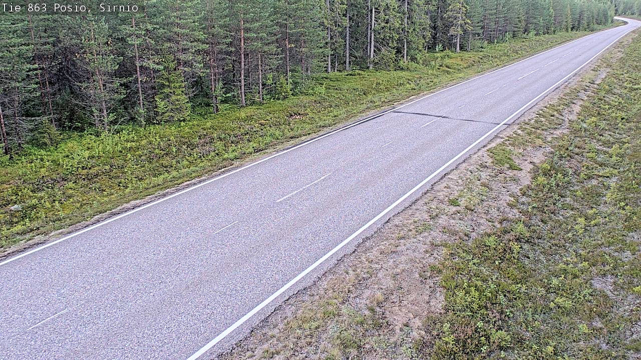 Kelikamerat Kuva Tie 863 Posio, Sirniö, Posio, Lappi