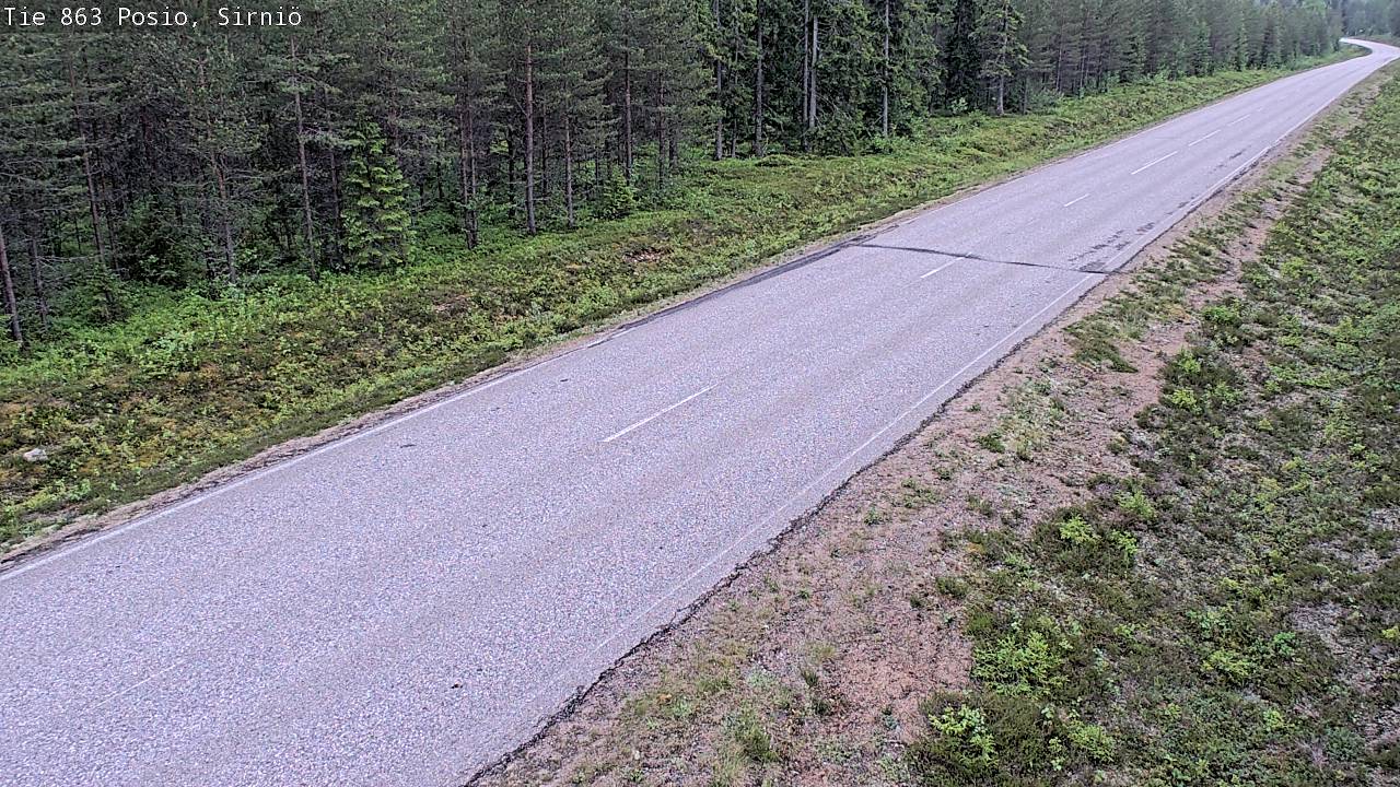 Kelikamerat Kuva Tie 863 Posio, Sirniö, Posio, Lappi