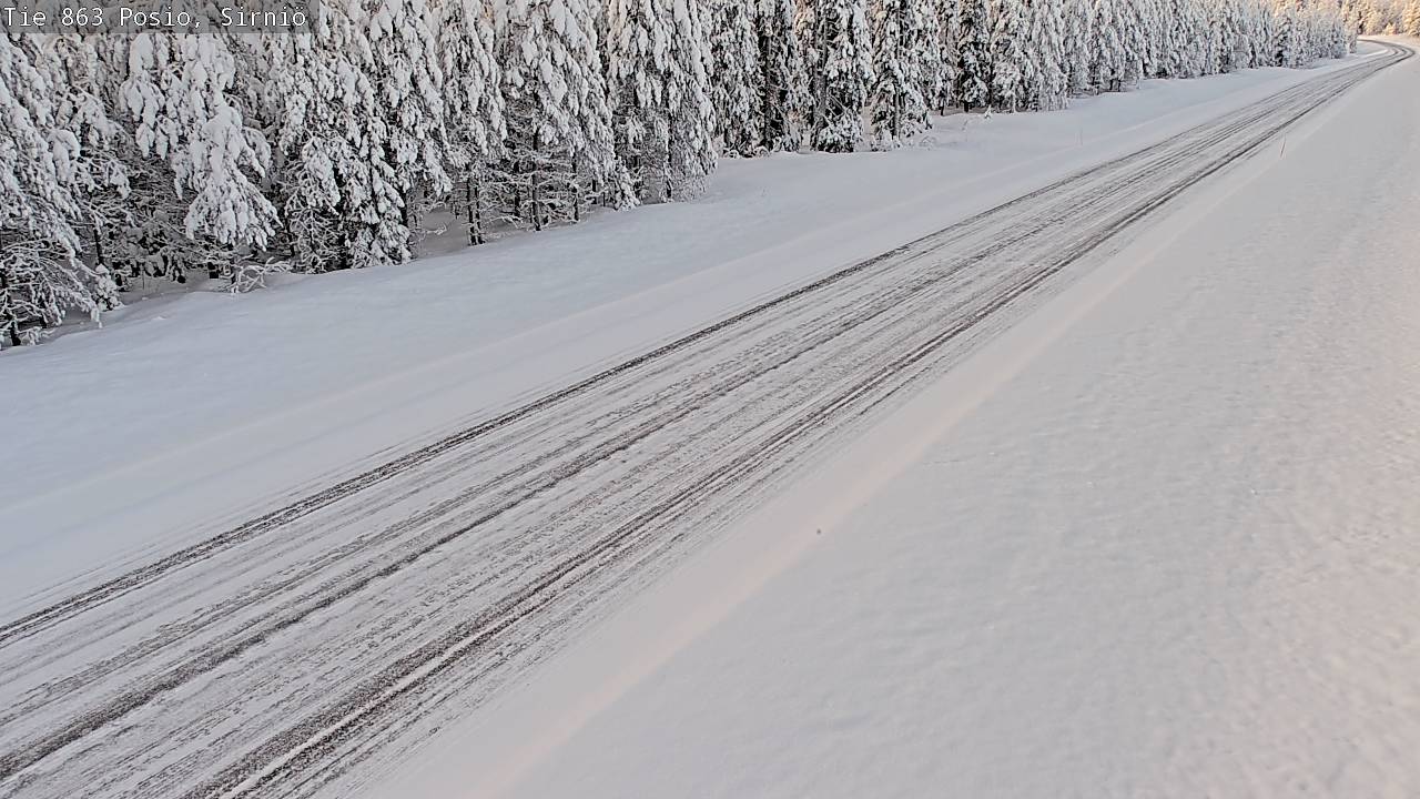 Weather Camera Image Road 863 Posio, Sirniö, Posio, Lappi