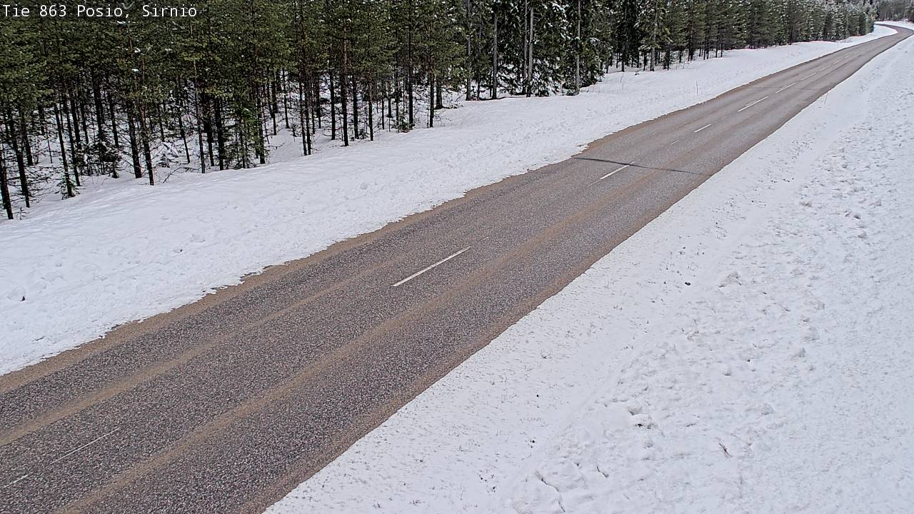 Kelikamerat Kuva Tie 863 Posio, Sirniö, Posio, Lappi