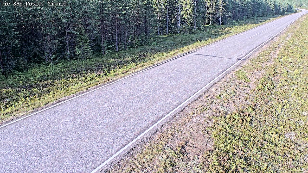 Kelikamerat Kuva Tie 863 Posio, Sirniö, Posio, Lappi