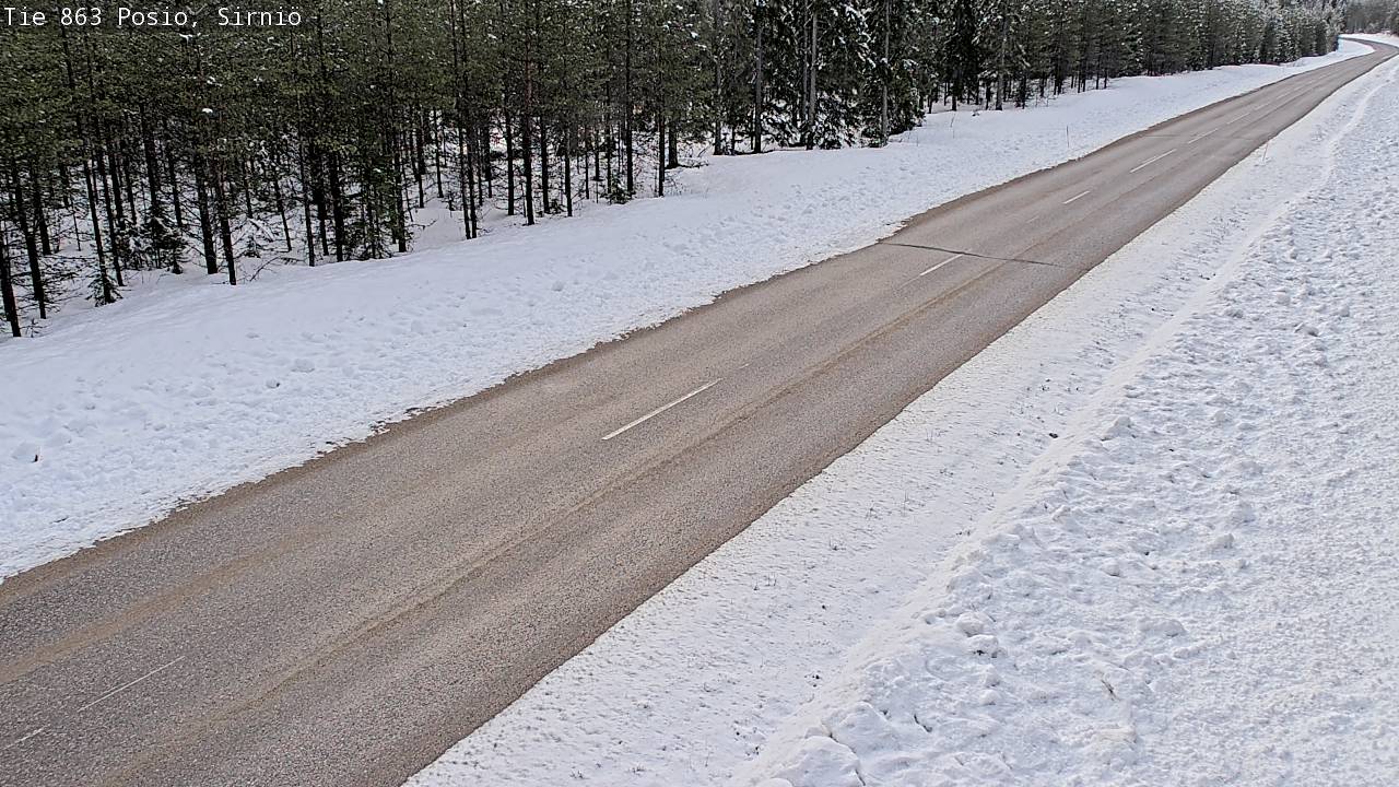 Kelikamerat Kuva Tie 863 Posio, Sirniö, Posio, Lappi