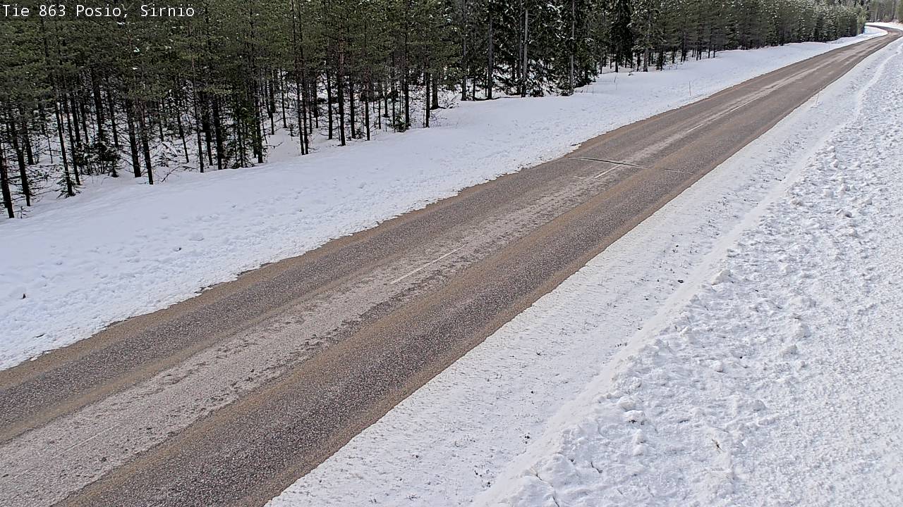 Weather Camera Image Road 863 Posio, Sirniö, Posio, Lappi