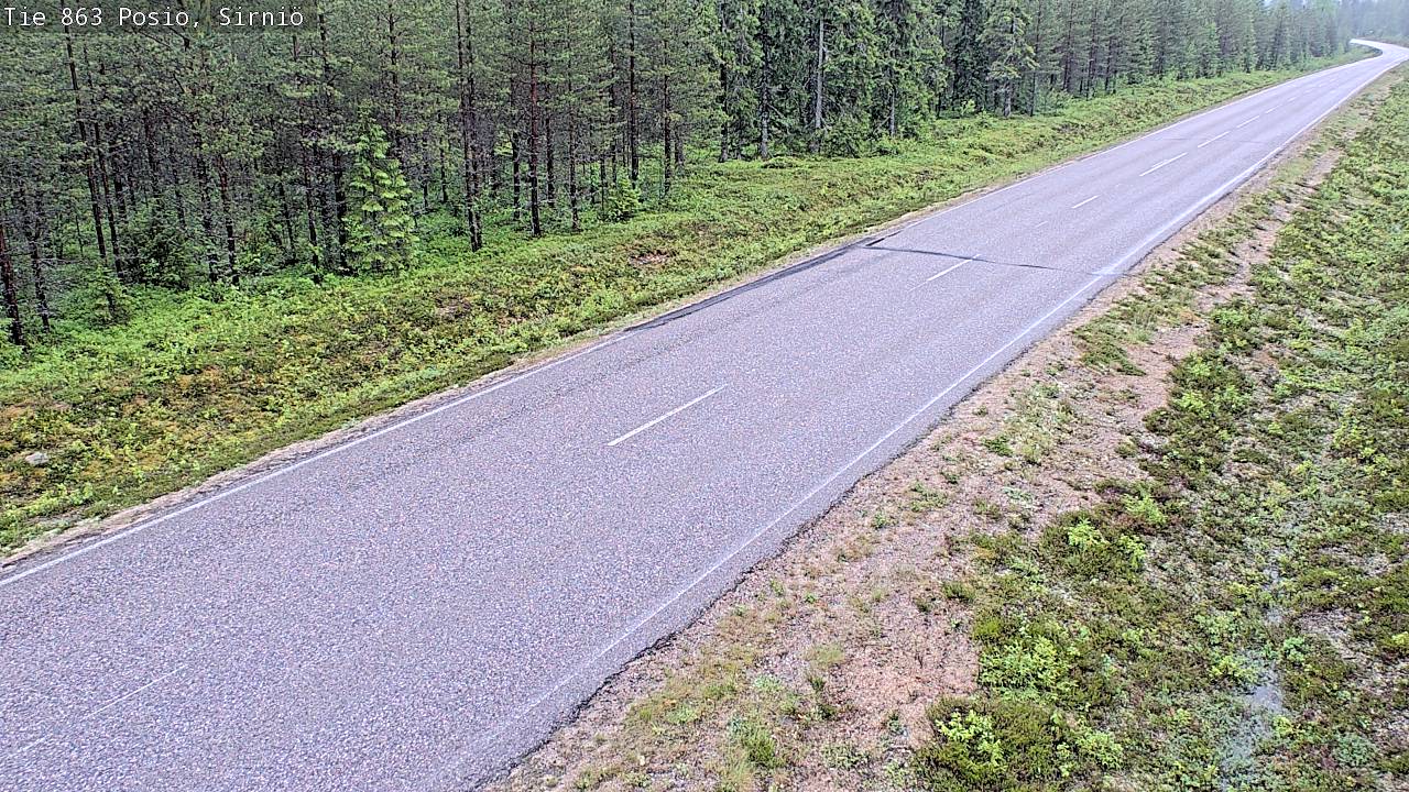 Kelikamerat Kuva Tie 863 Posio, Sirniö, Posio, Lappi