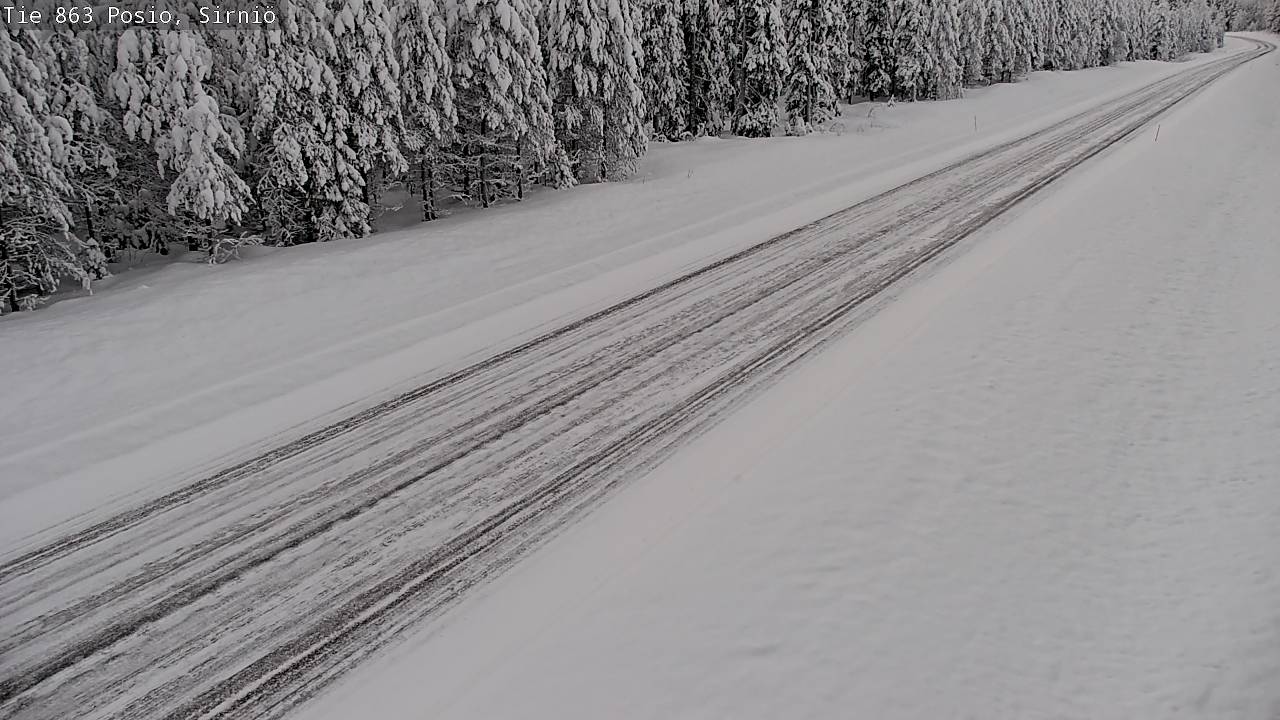 Kelikamerat Kuva Tie 863 Posio, Sirniö, Posio, Lappi