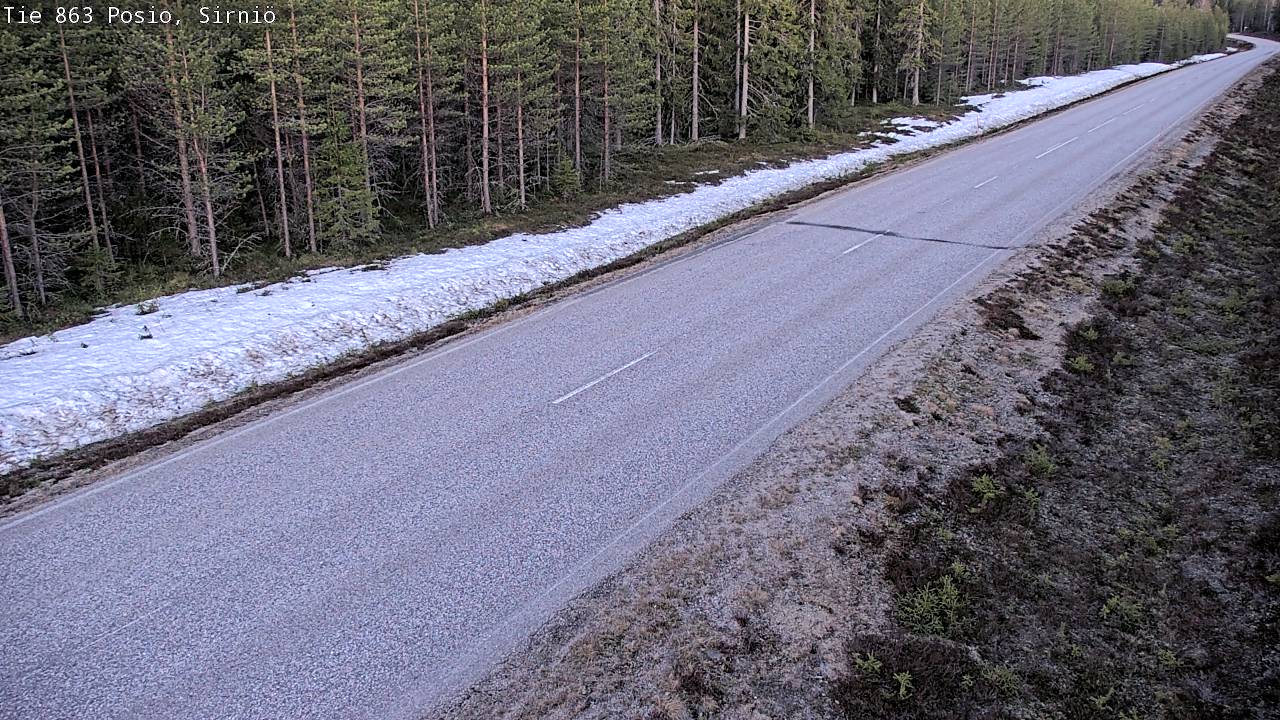 Weather Camera Image Road 863 Posio, Sirniö, Posio, Lappi