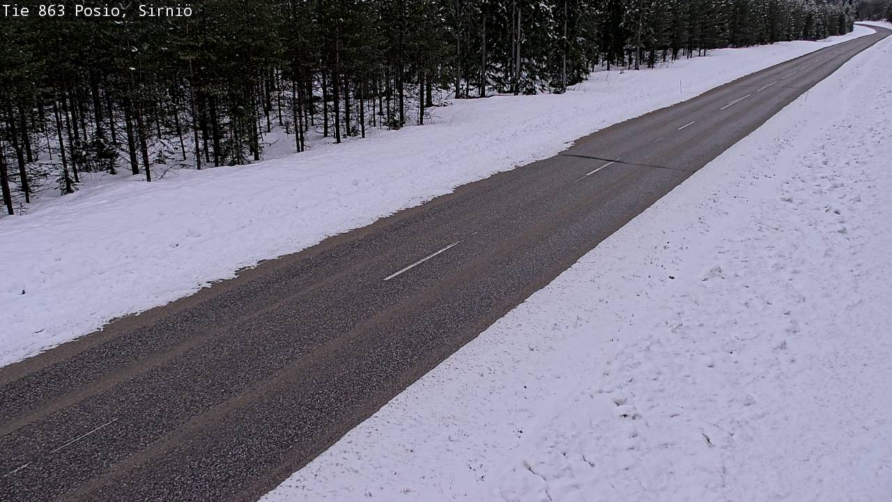 Kelikamerat Kuva Tie 863 Posio, Sirniö, Posio, Lappi