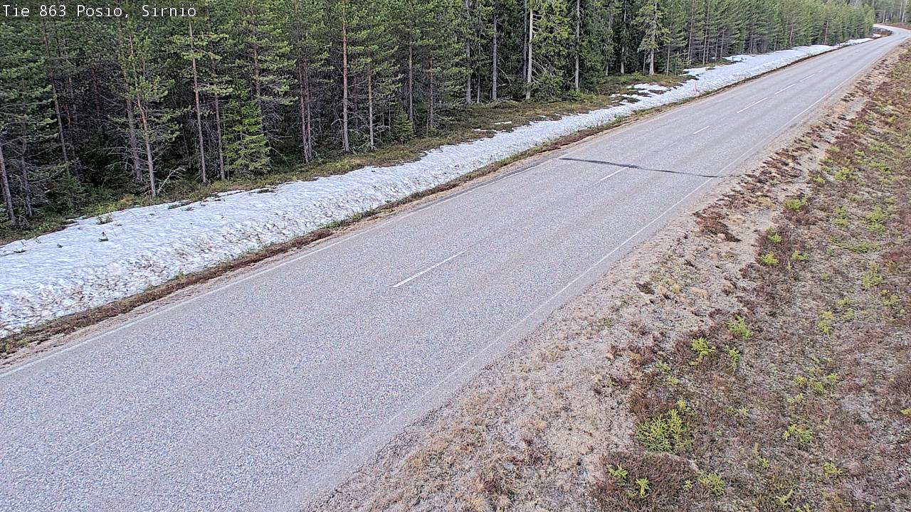 Weather Camera Image Road 863 Posio, Sirniö, Posio, Lappi