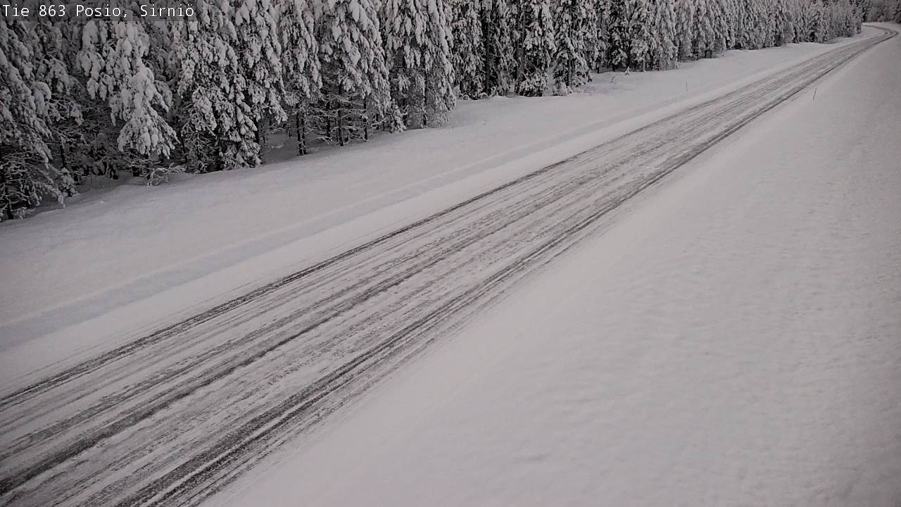 Kelikamerat Kuva Tie 863 Posio, Sirniö, Posio, Lappi