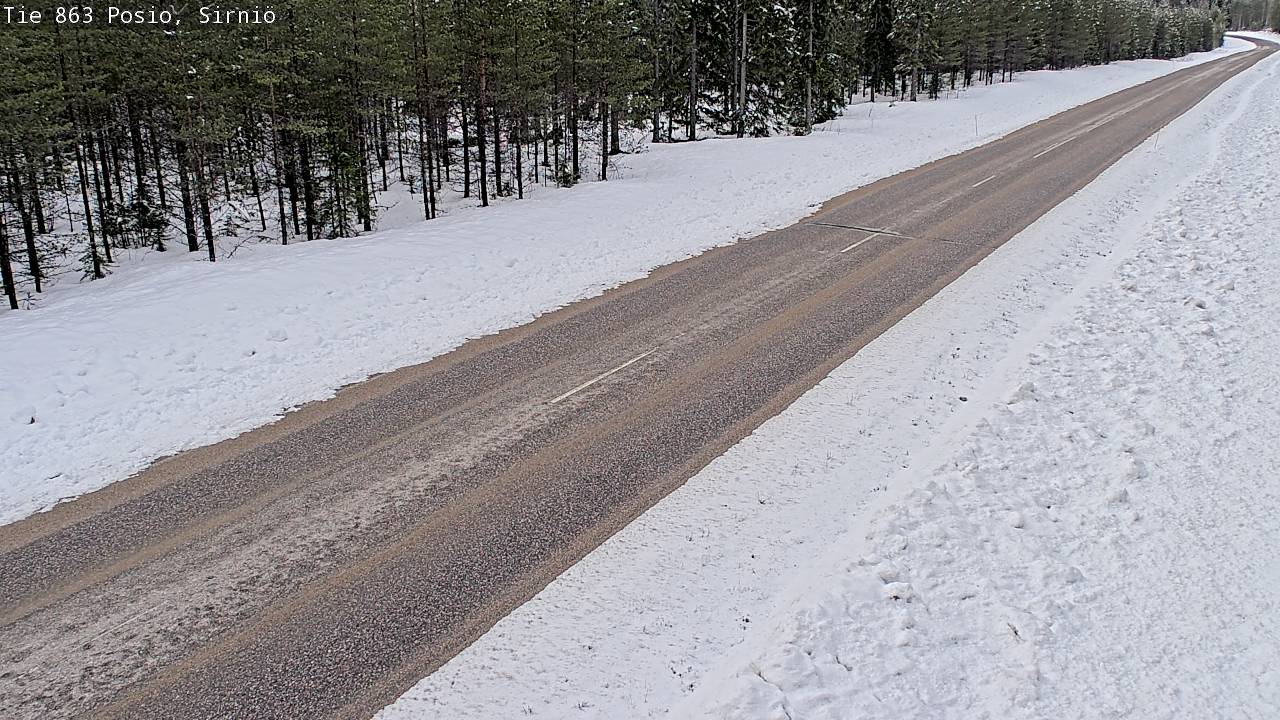 Weather Camera Image Road 863 Posio, Sirniö, Posio, Lappi