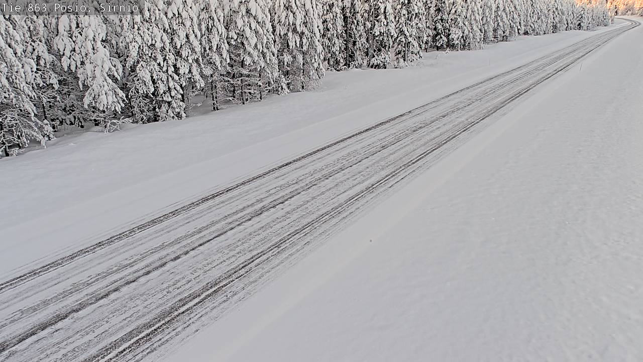 Weather Camera Image Road 863 Posio, Sirniö, Posio, Lappi