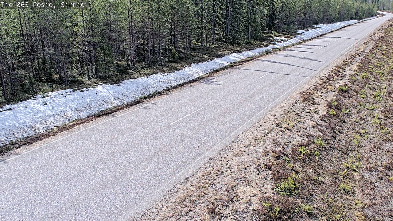 Weather Camera Image Road 863 Posio, Sirniö, Posio, Lappi
