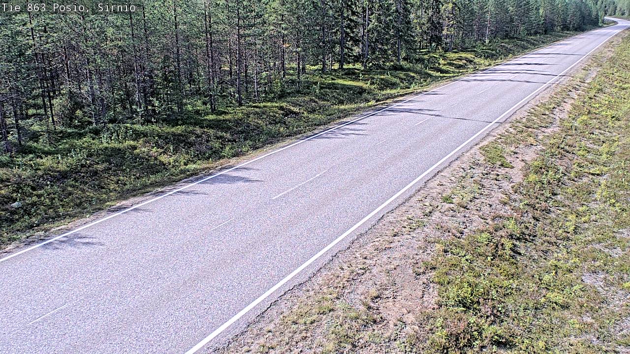 Weather Camera Image Road 863 Posio, Sirniö, Posio, Lappi
