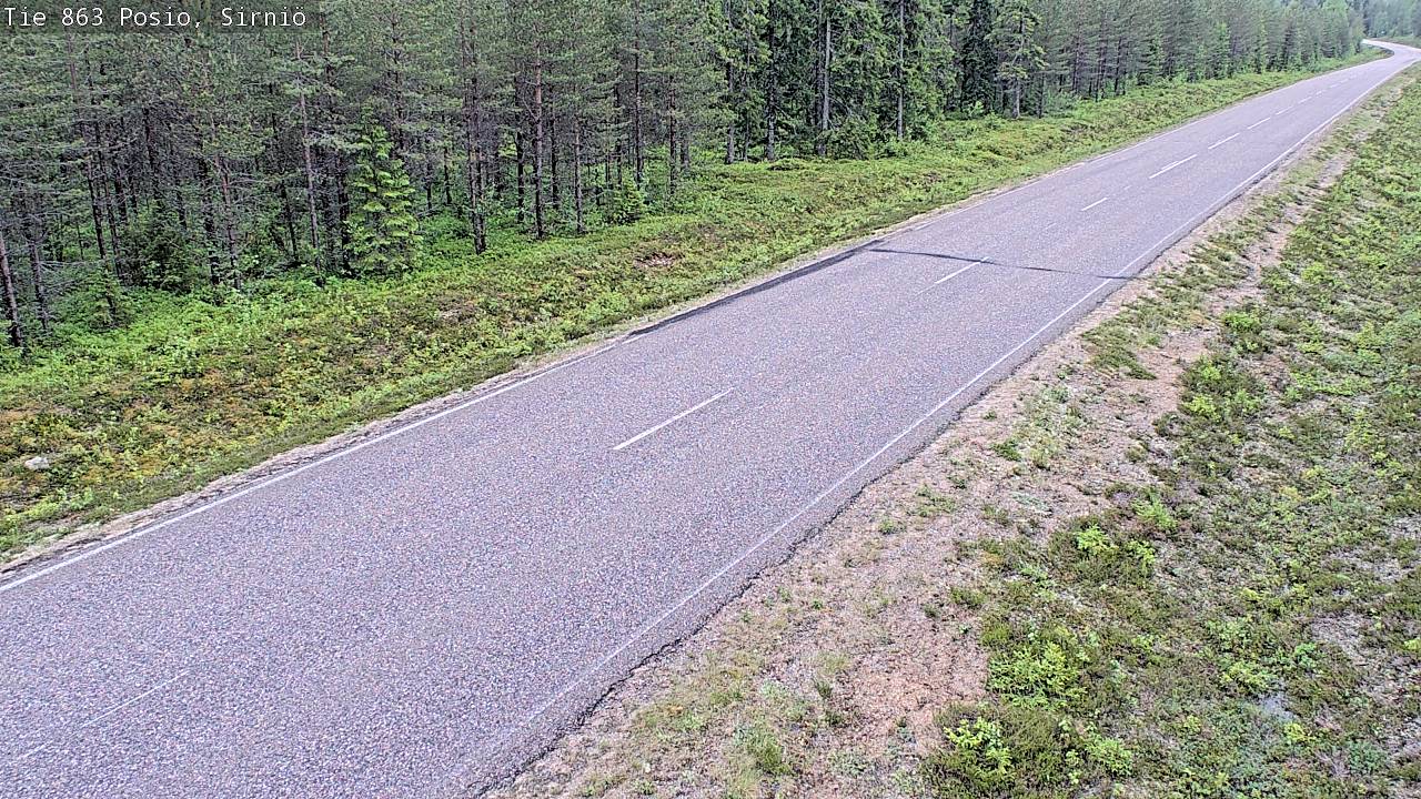 Kelikamerat Kuva Tie 863 Posio, Sirniö, Posio, Lappi