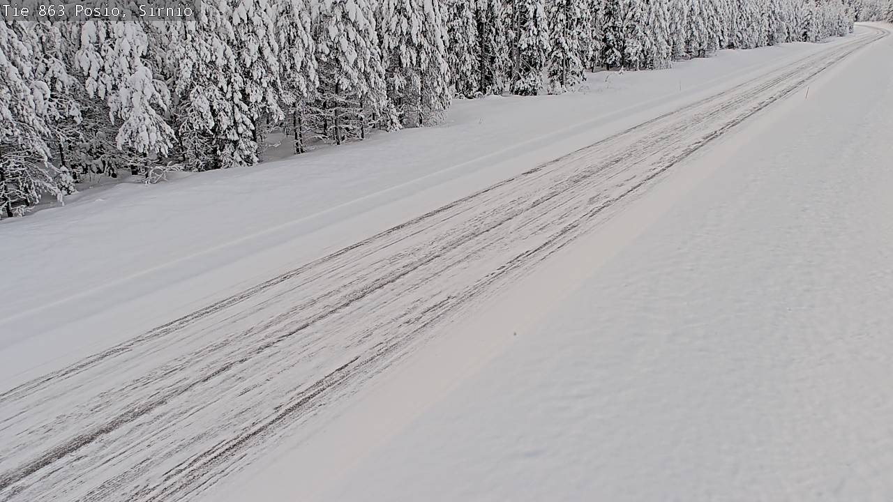 Kelikamerat Kuva Tie 863 Posio, Sirniö, Posio, Lappi