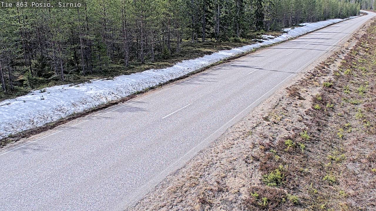Weather Camera Image Road 863 Posio, Sirniö, Posio, Lappi