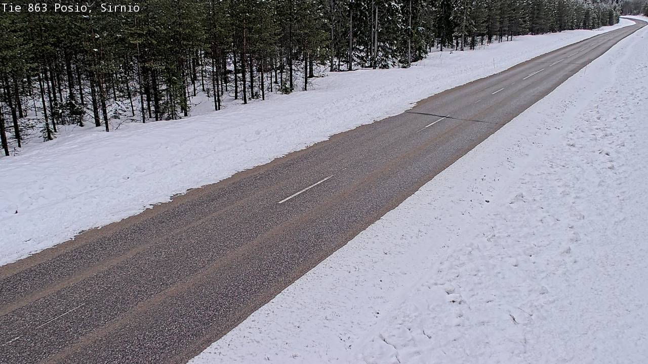 Kelikamerat Kuva Tie 863 Posio, Sirniö, Posio, Lappi